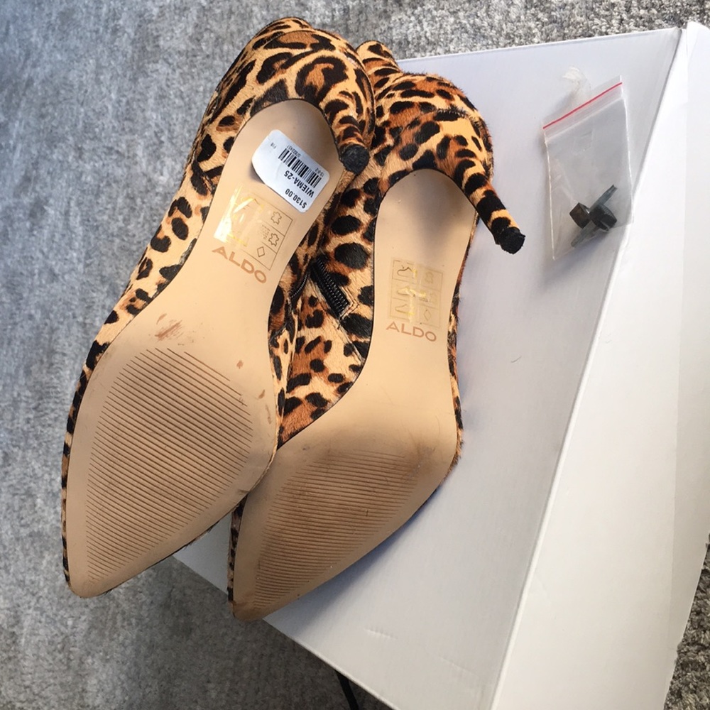 Leopard Stiletto dress bootie - Picture 3 of 5